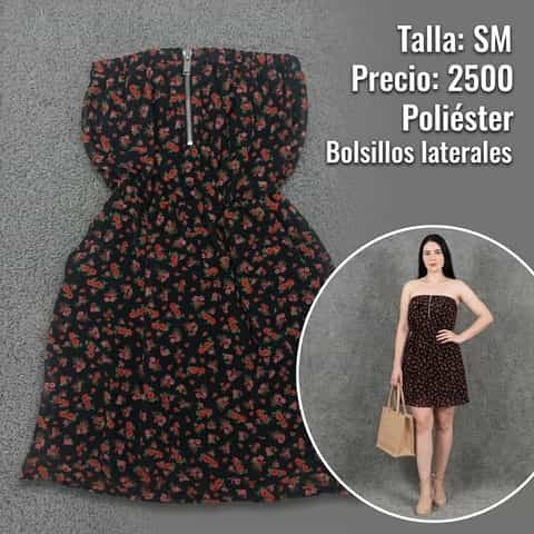 Vestido top flores 🍎