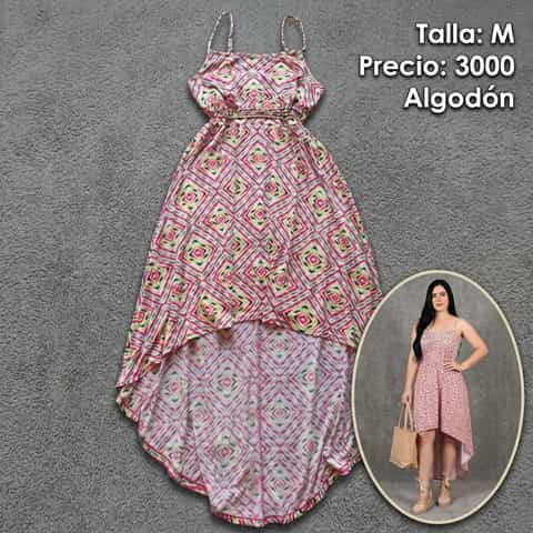 Vestido irregular color