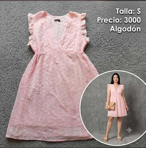 Vestido manga corta