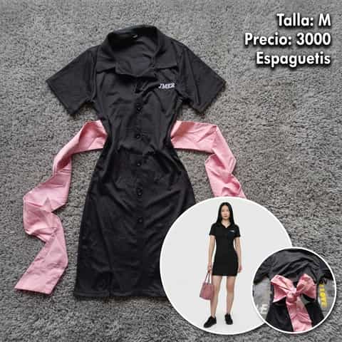 Vestido manga corta