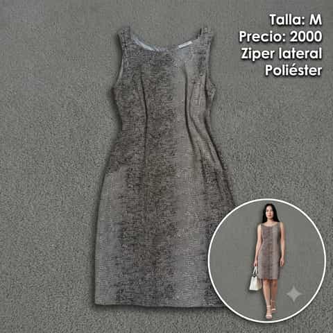Vestido desmangado