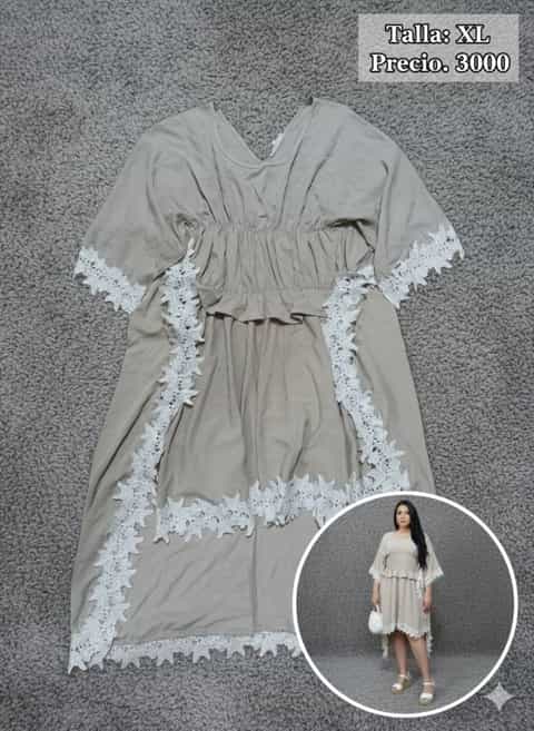 Vestido manga