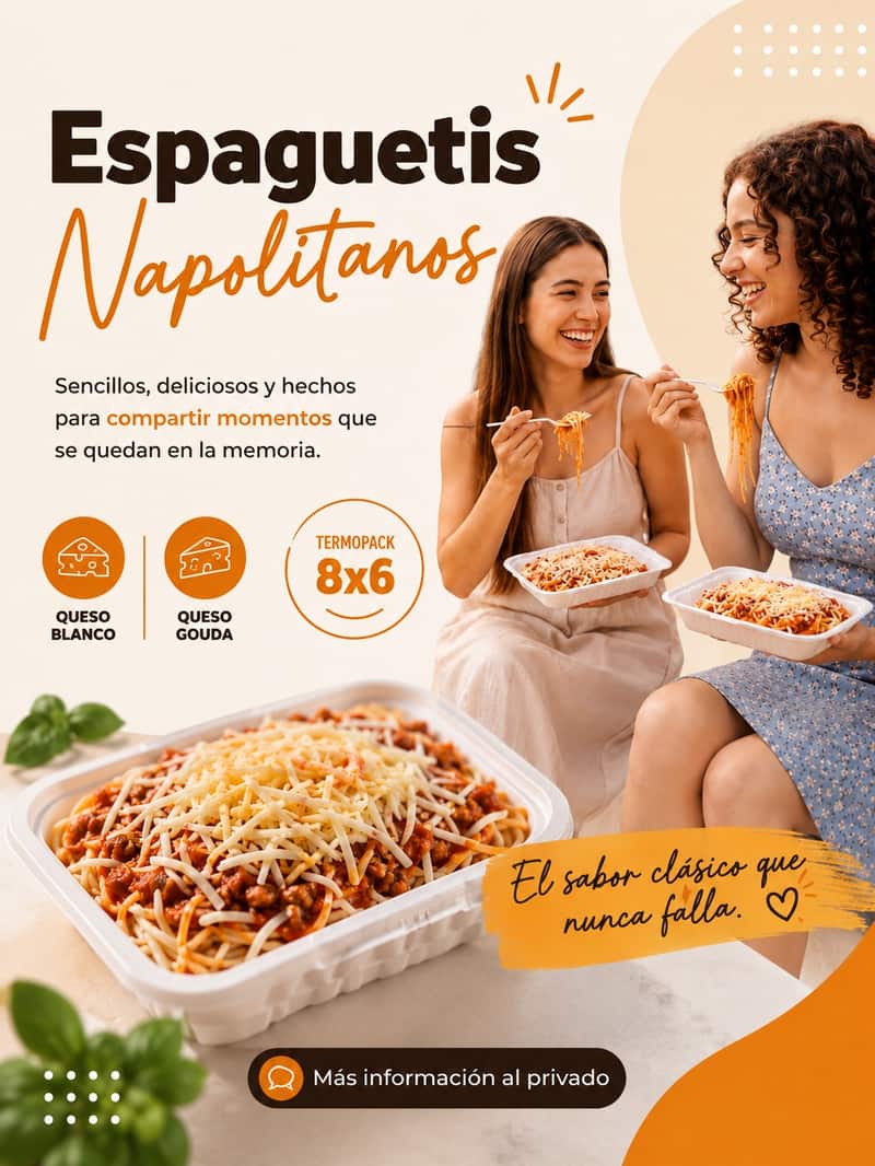 🍝Espaguetis Napolitanos — imagen 4 de 4
